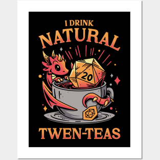 D20 Tea Time - Roleplayer Drink Posters and Art